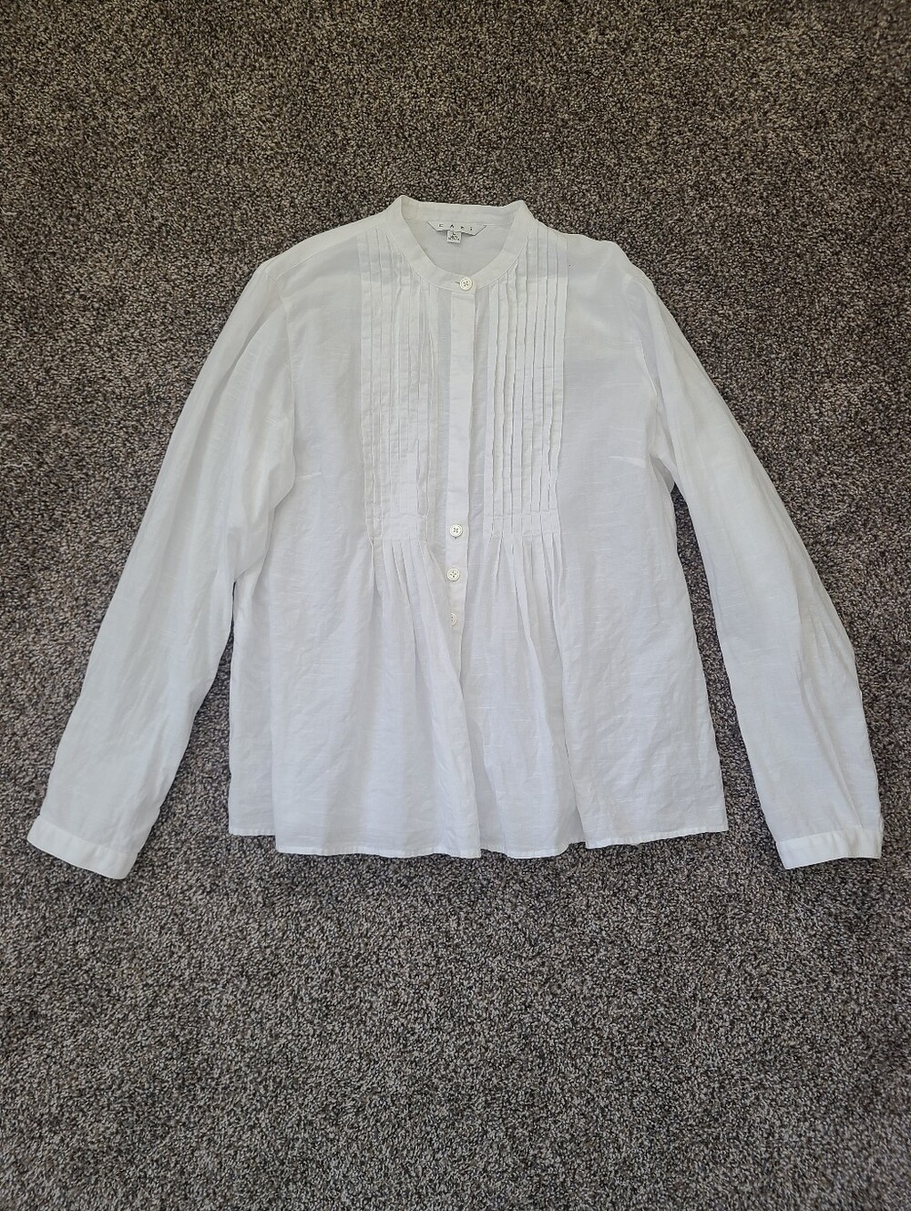CAbi White Replay Top Size Large #836
